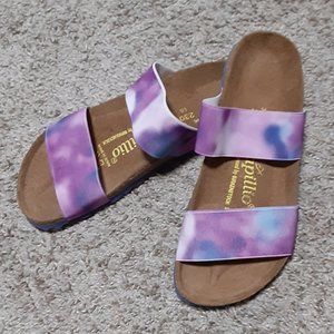 Women's Brand NEW Papillio by Birkenstock Size 36/US (5-5.5). Tie Dye